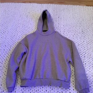 Essentials Heather Gray Pullover Hoodie